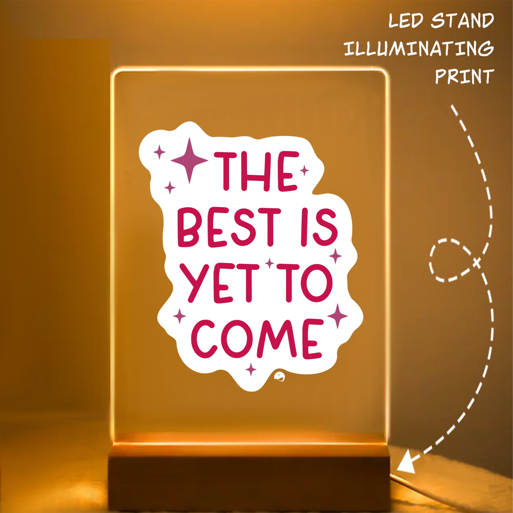 Glass Acrylic The Best Is Yet To Come