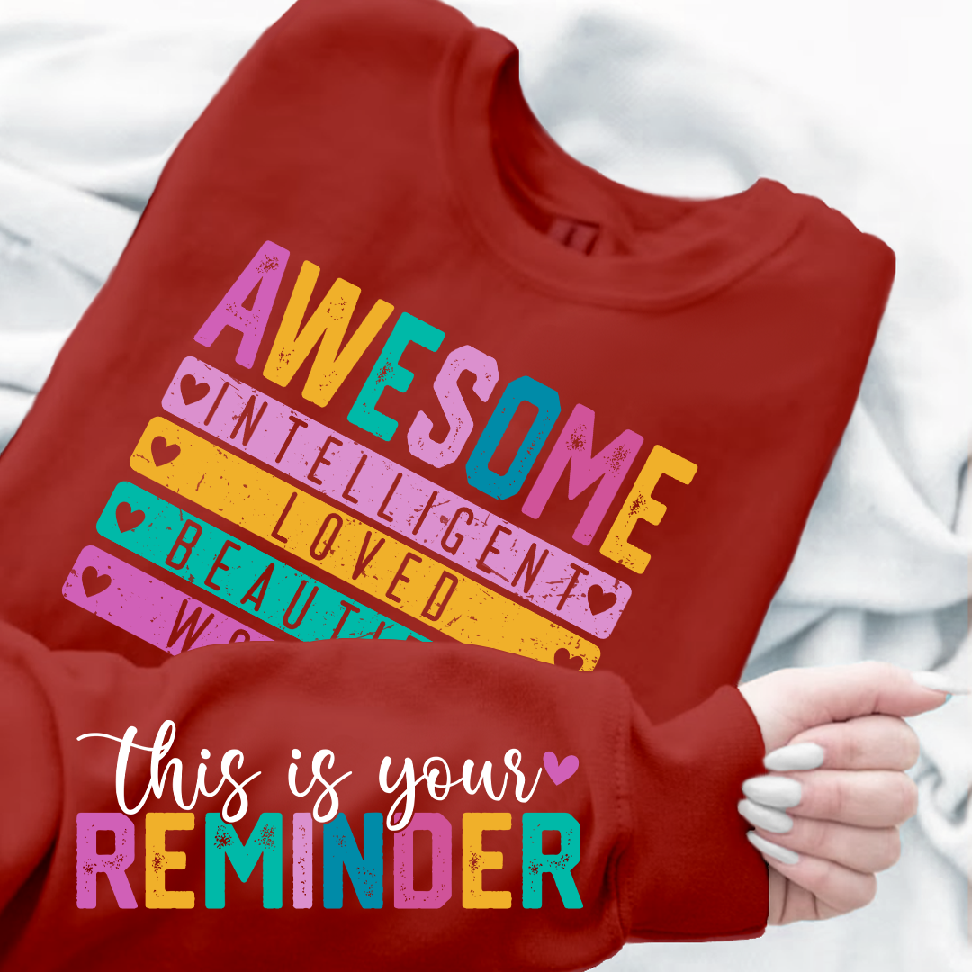 Sweatshirt Unisex This is your reminder