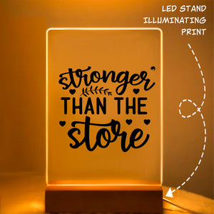 Glass Acrylic Stronger Than The Storm