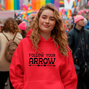 Hoodie Unisex Follow Your Arrow
