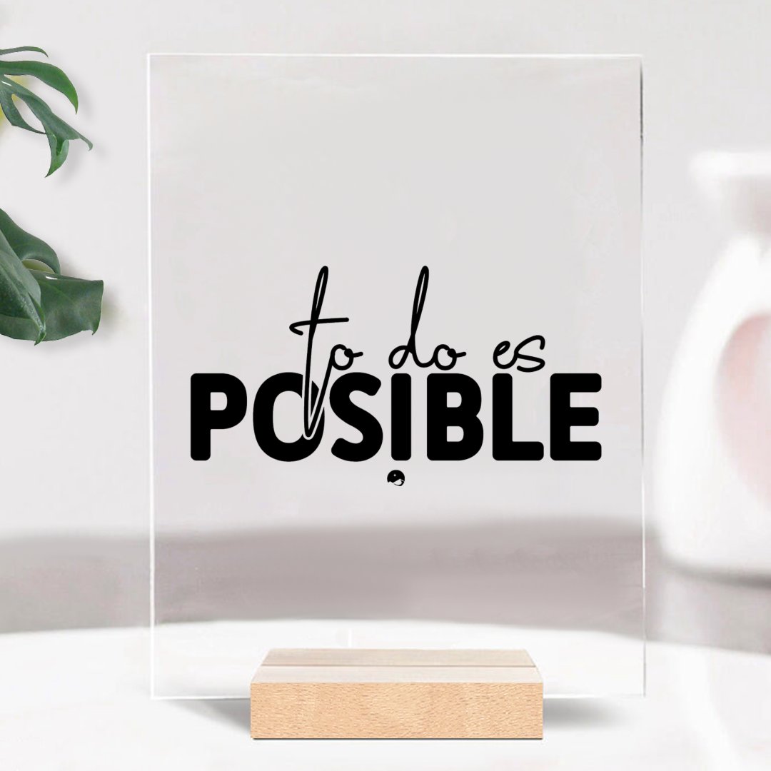Glass Acrylic To Do Es Posible