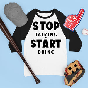 Unisex 3\4 Sleeve Baseball Tee