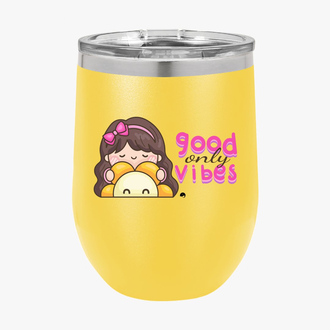 Wine Tumbler Only Good Vibes