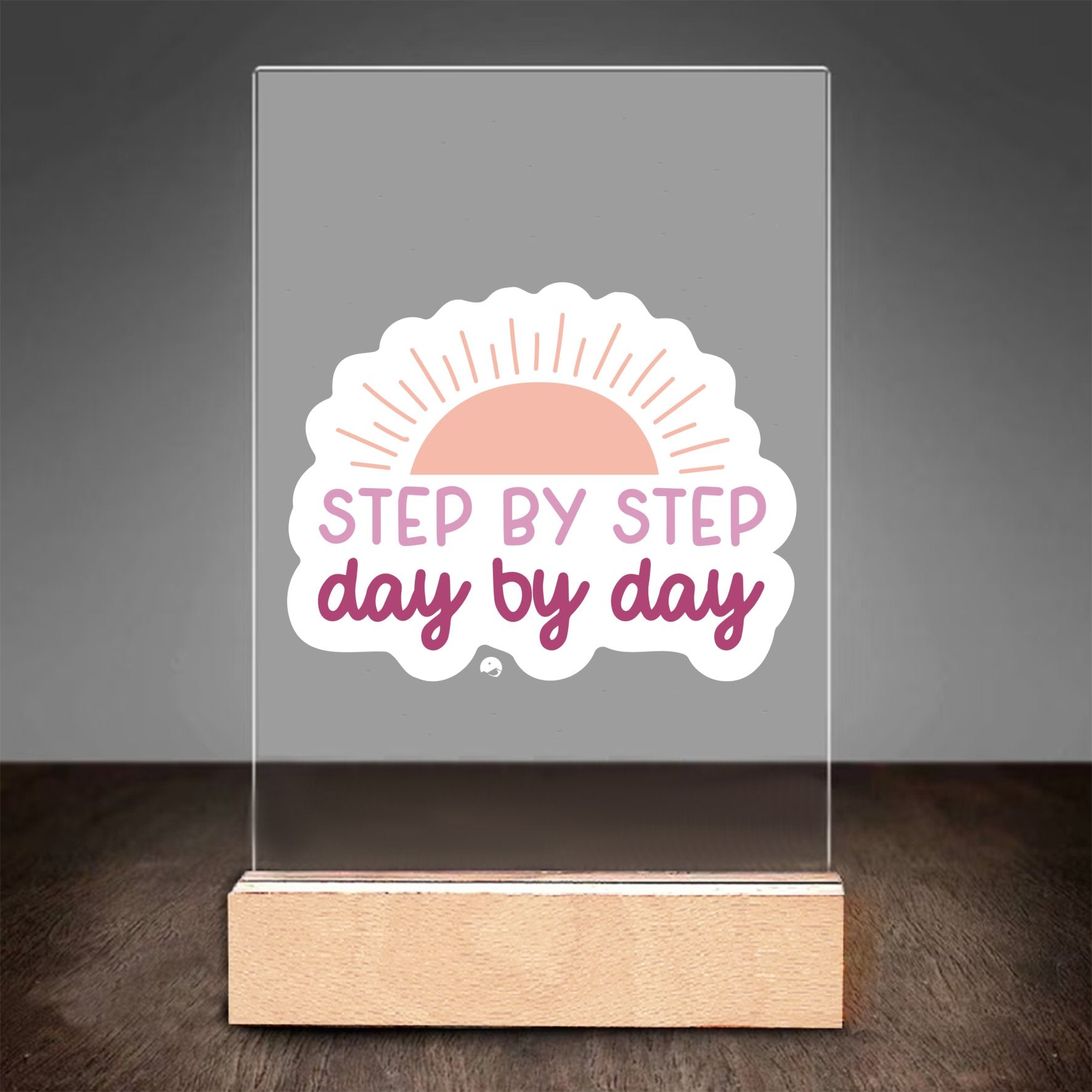 Glass Acrylic Step By Step Day By Day