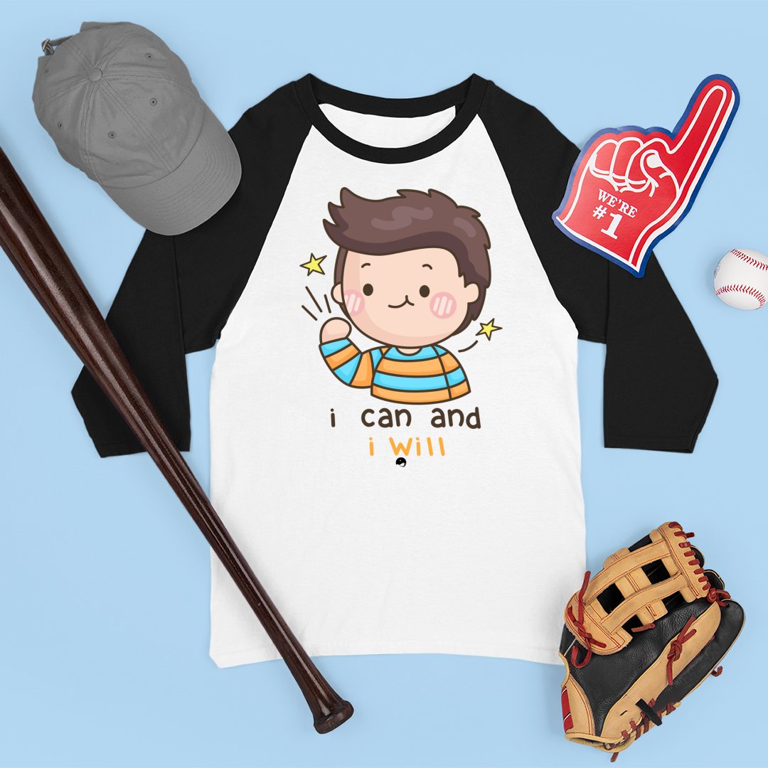 Unisex 3\4 Sleeve Baseball Tee