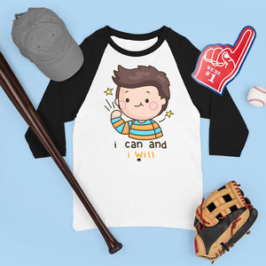 Unisex 3\4 Sleeve Baseball Tee