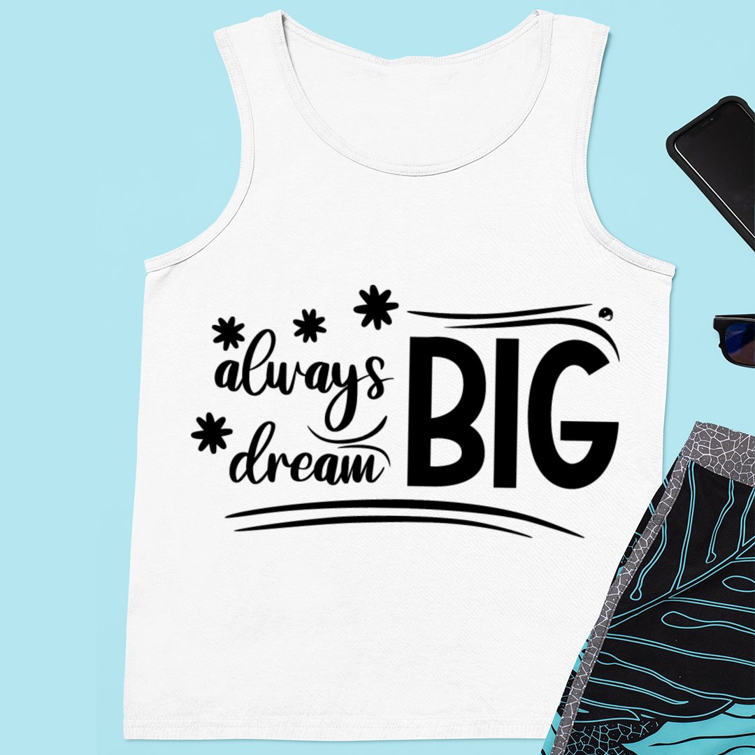 Unisex Jersey Tank Always Dream Big