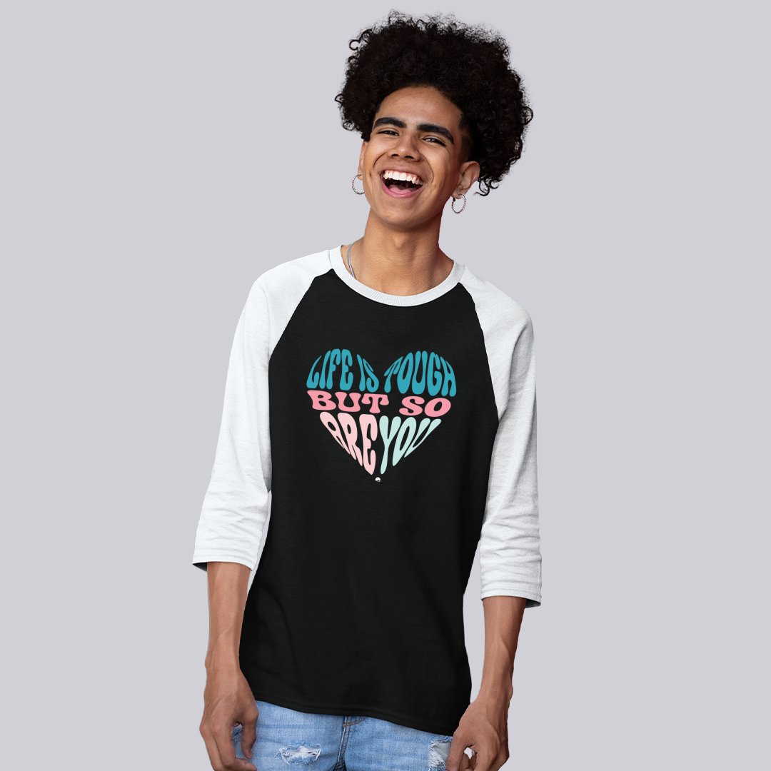 Unisex 3\4 Sleeve Baseball Tee