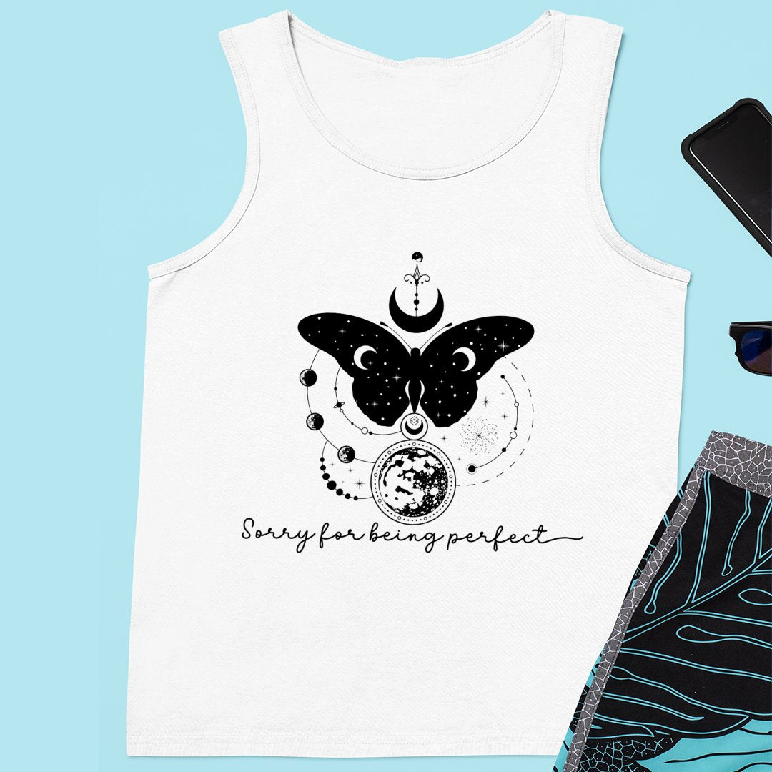 Unisex Jersey Tank Sorry For Being Perfect