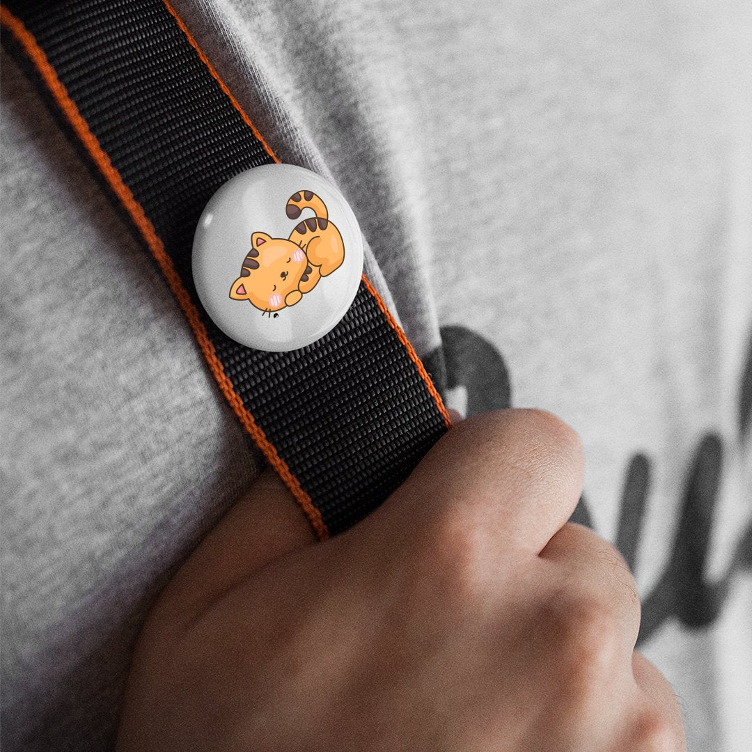 Pin Buttons Cute Cat