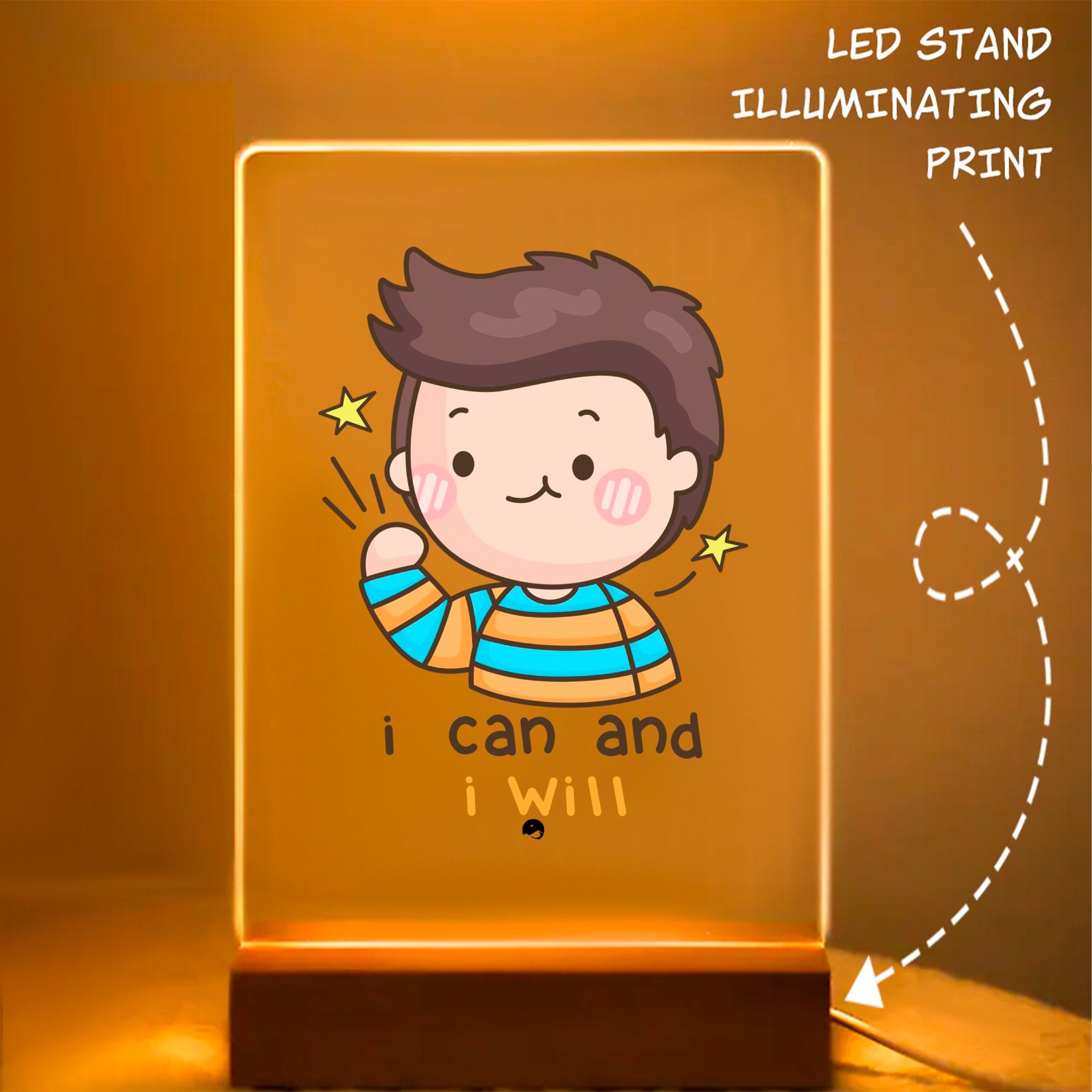 Glass Acrylic I Can And I Will