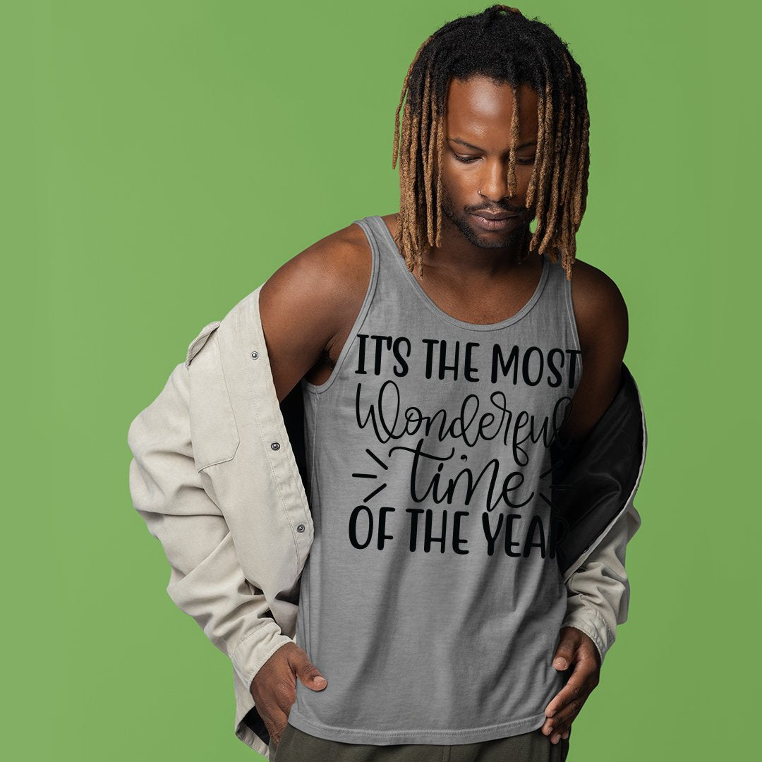 Unisex Jersey Tank It's The Most Wonderful Time Of The Year