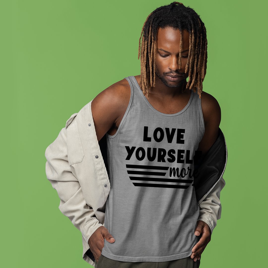 Unisex Jersey Tank Love Yourself More