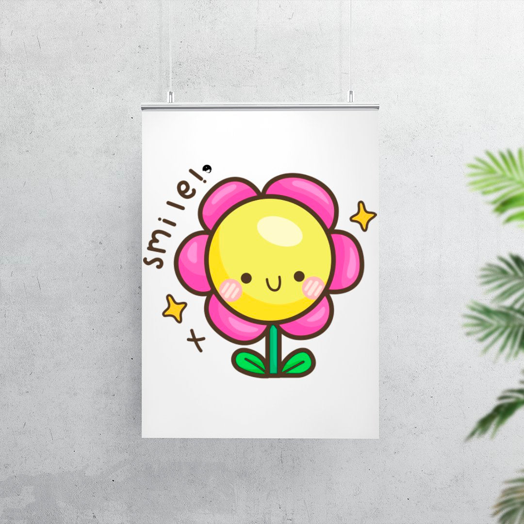 Matte Vertical Posters Smile!