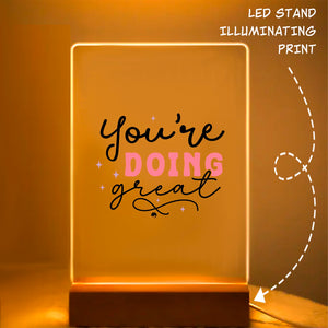 Glass Acrylic You're Doing Great