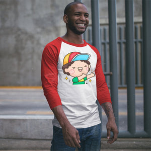 Unisex Sleeve Baseball Tee Laughter