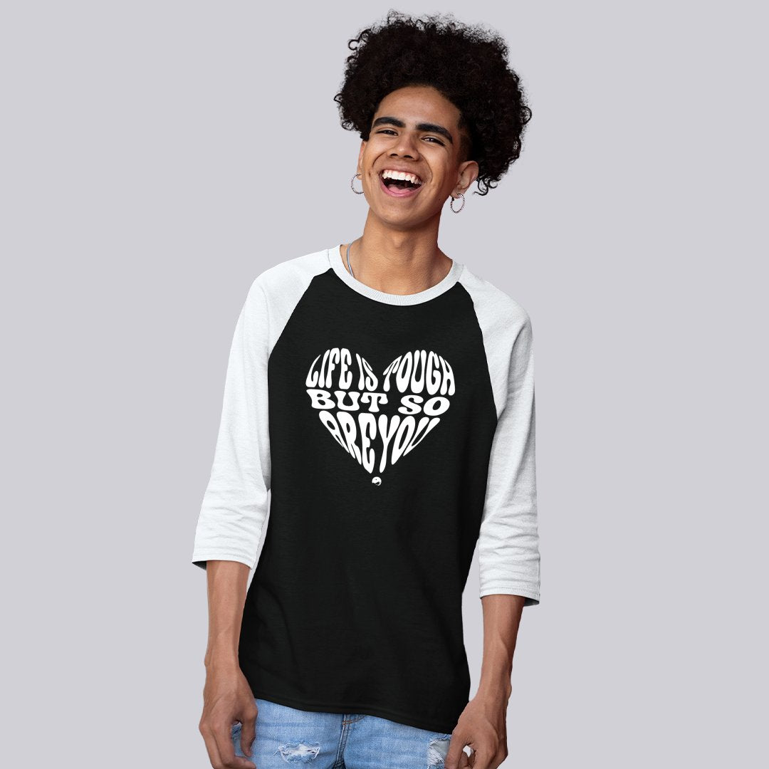 Unisex 3\4 Sleeve Baseball Tee