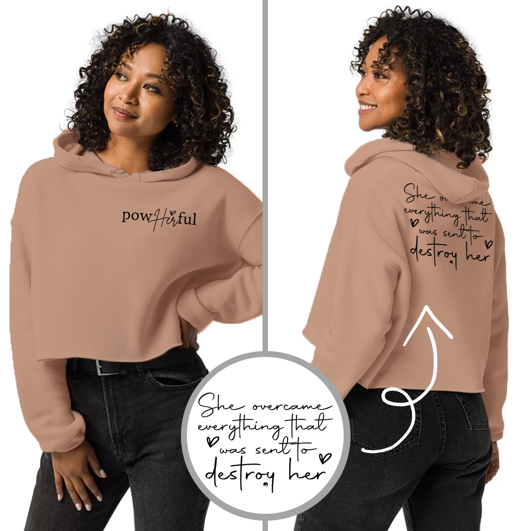 Cropped Hoodie and Sweatshirt - Powerful