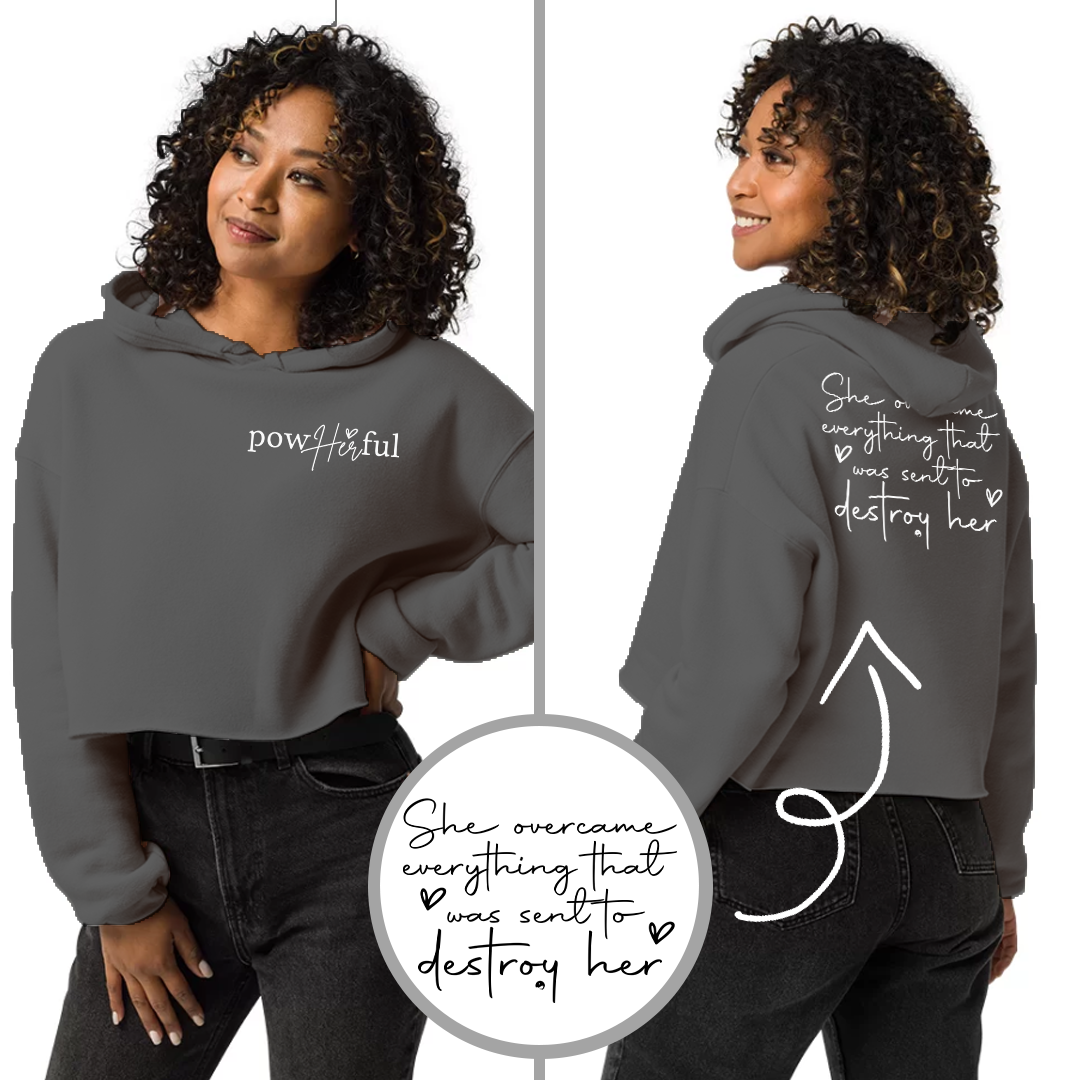 Cropped Hoodie and Sweatshirt - Powerful