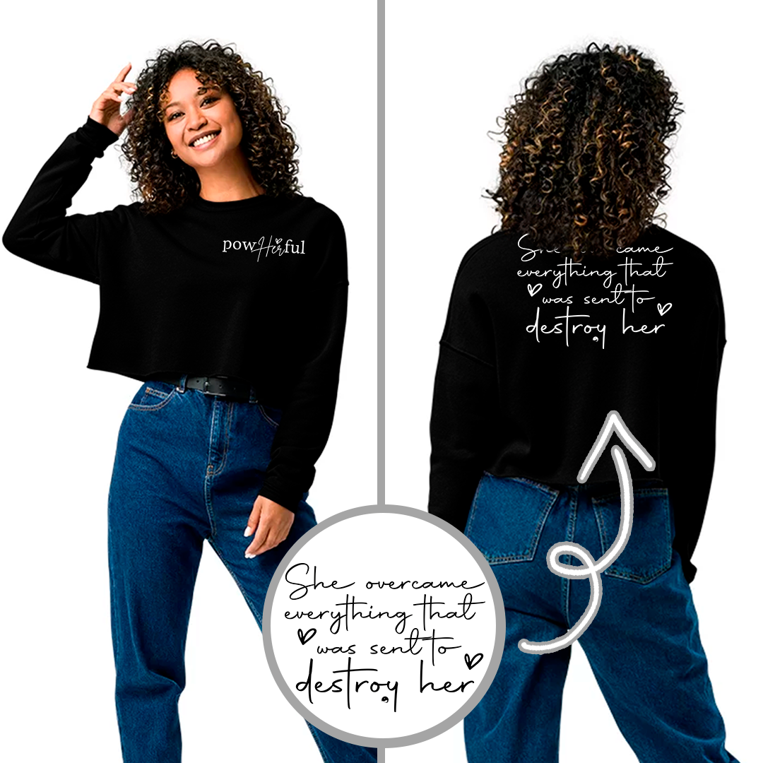 Cropped Hoodie and Sweatshirt - Powerful