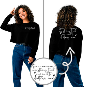 Cropped Hoodie and Sweatshirt - Powerful