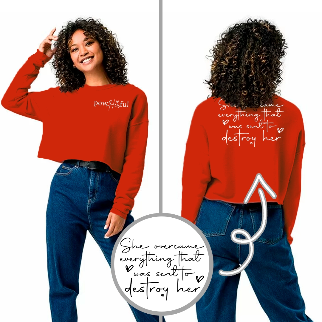 Cropped Hoodie and Sweatshirt - Powerful
