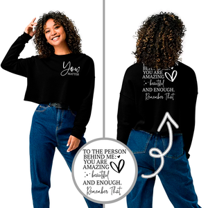 Cropped Hoodie and Sweatshirt - You Matter
