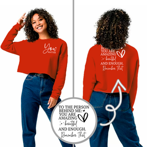 Cropped Hoodie and Sweatshirt - You Matter