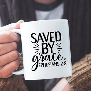 Mug Saved By Grace Ephesians