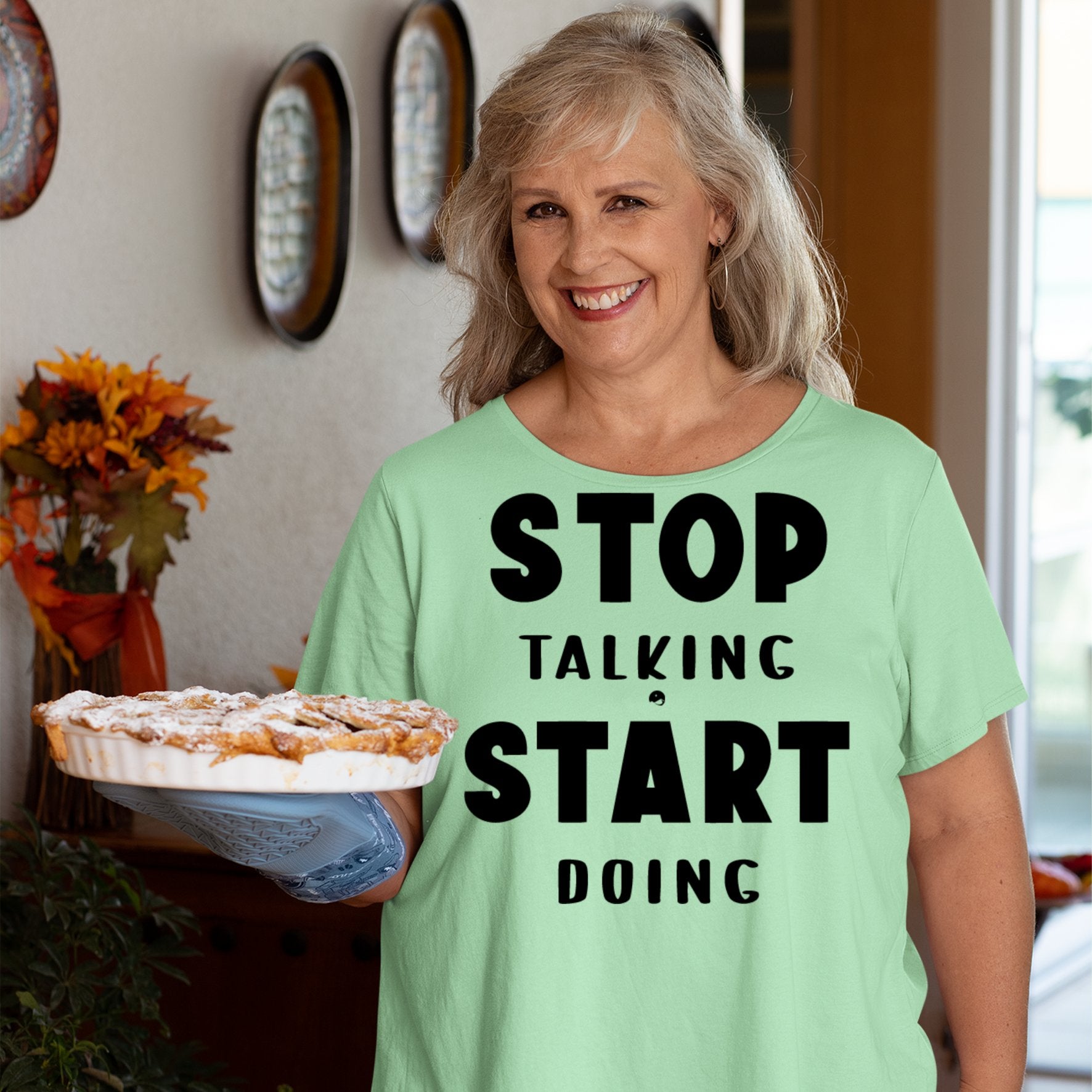 T-Shirt Stop Talking Start Doing