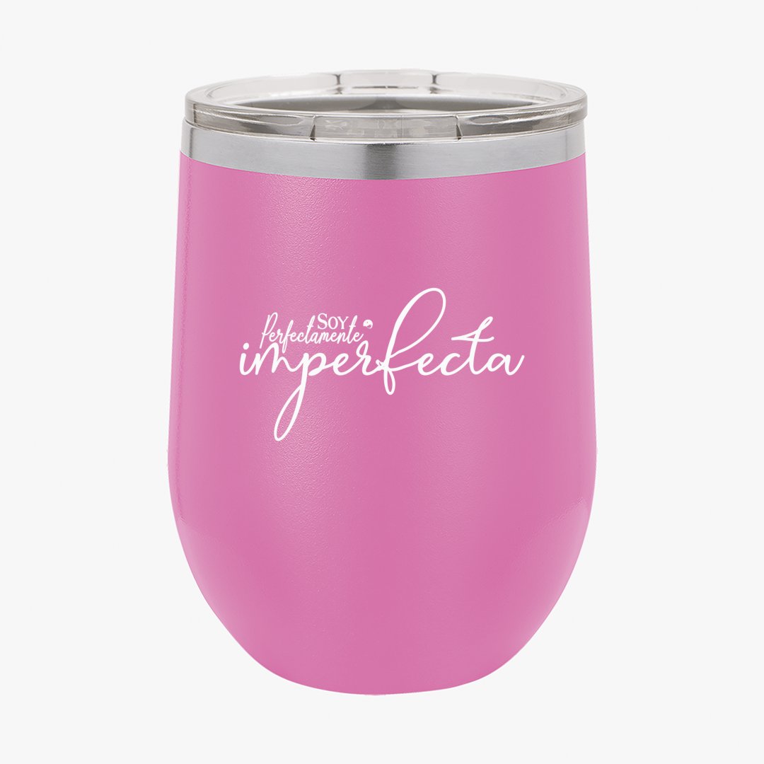 Wine Tumbler Soy Perfectamente Imperfecta