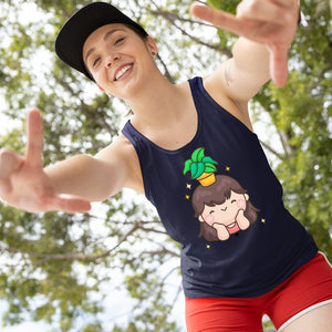 Unisex Jersey Tank Shining And Flower