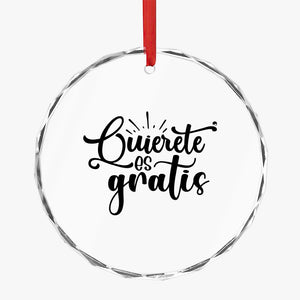 Crystal Glass Ornament Quierete Es Gratis