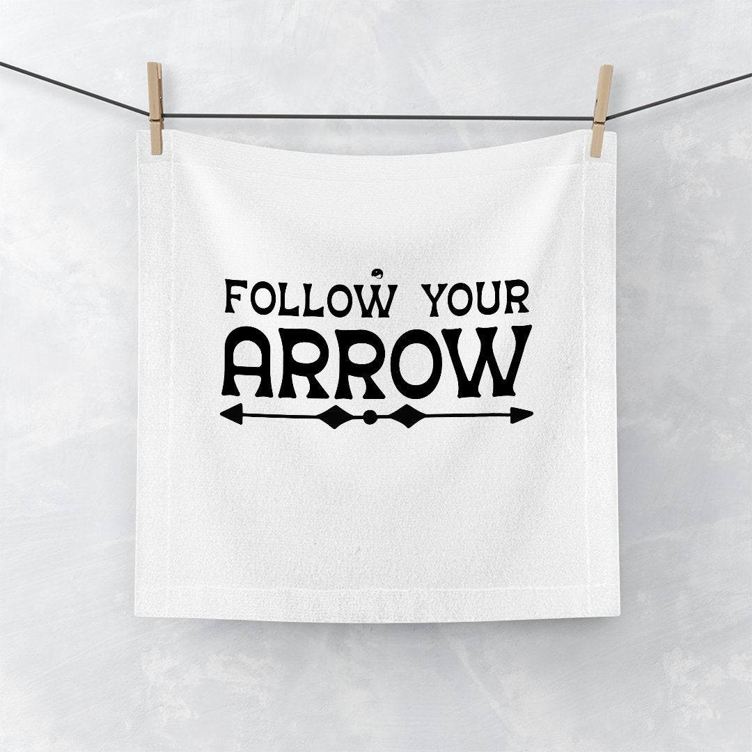 Face Towel Follow Your Arrow