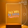 Glass Acrylic Say Not Be Toxic Positivity