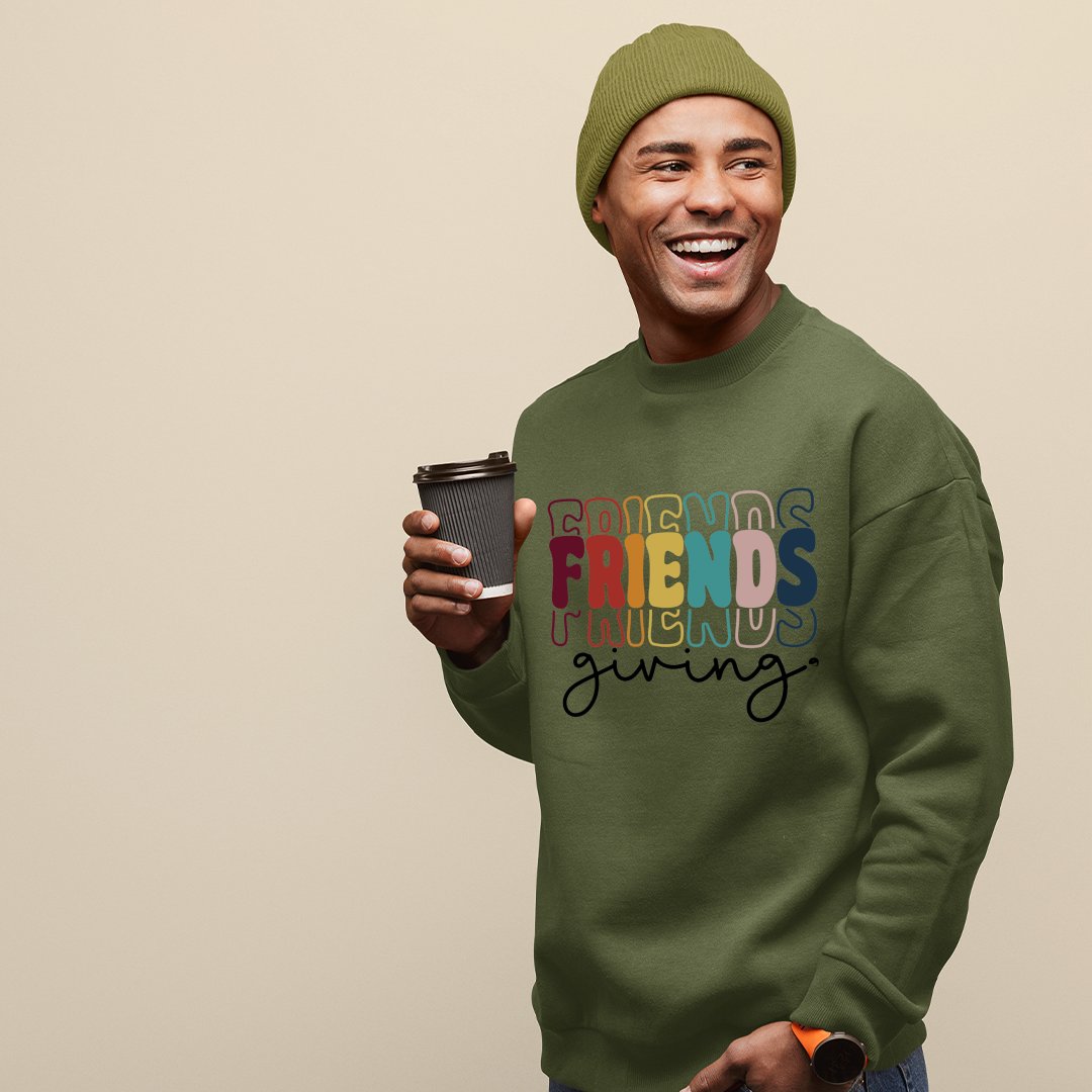 Sweatshirt Unisex Friendsgiving Stacked