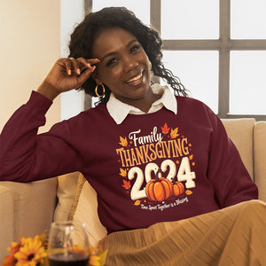 Sweatshirt Unisex Family Thanksgiving 2024