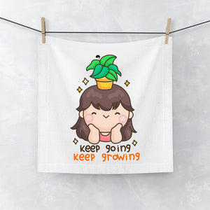 Face Towel Keep Going Keep Growing