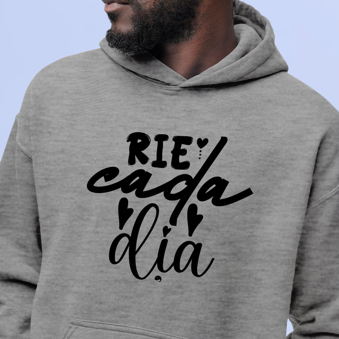 Hoodie Unisex Rie Cada Dia