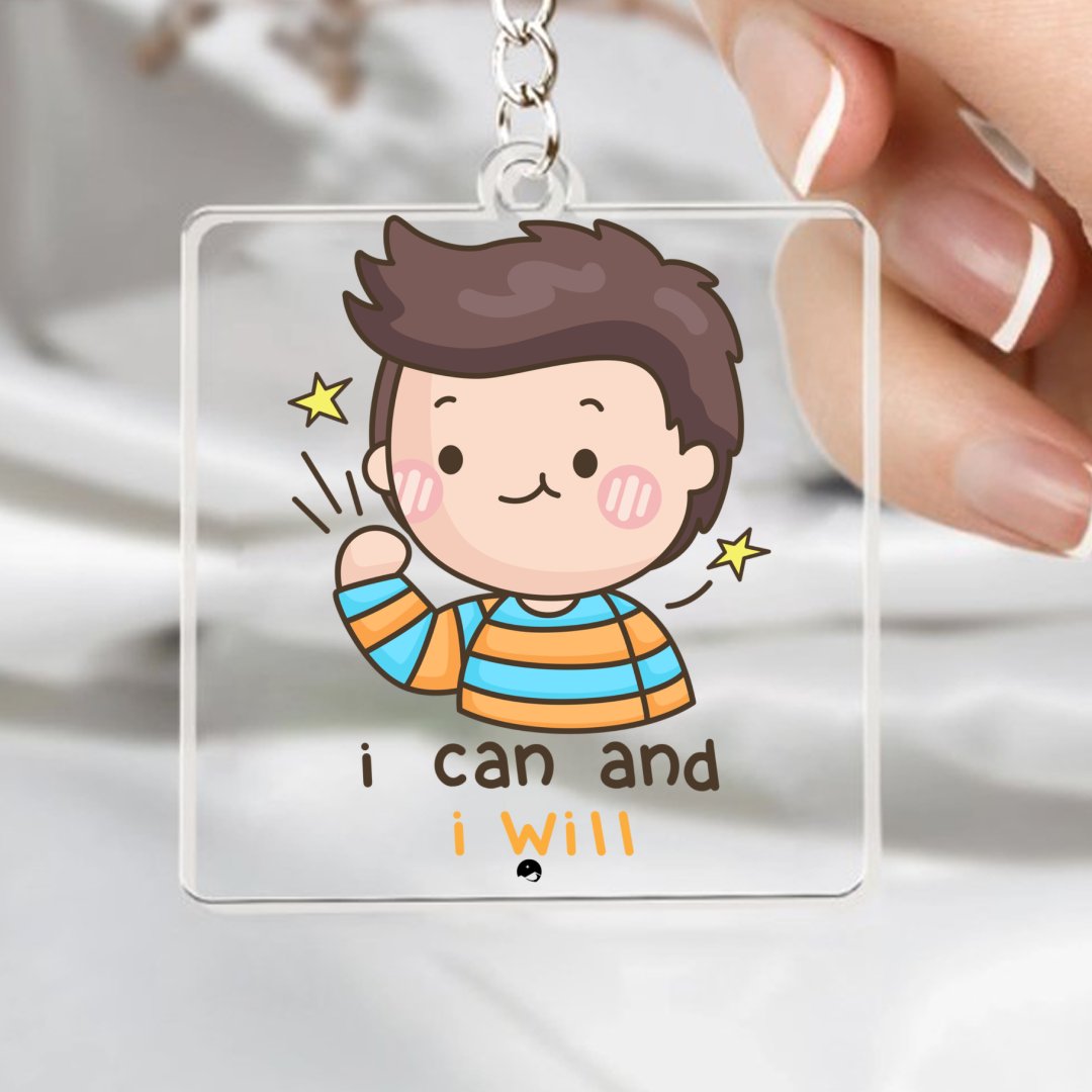 Keychain I Can And I Will