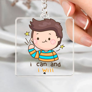 Keychain I Can And I Will