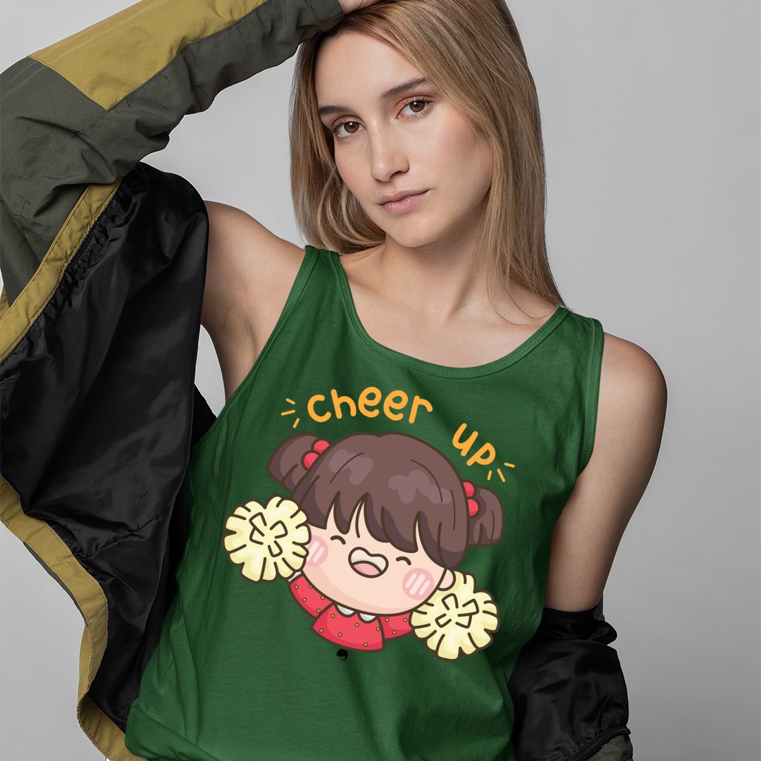 Unisex Jersey Tank Cheer Up