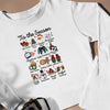 Sweatshirt Unisex Tis the Season Shirt Funny Southern Retro Christmas Tee Groovy Santa Tree Cocoa Elements