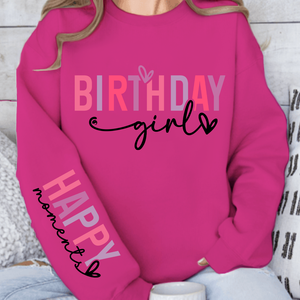 Sweatshirt Unisex Birthday girl
