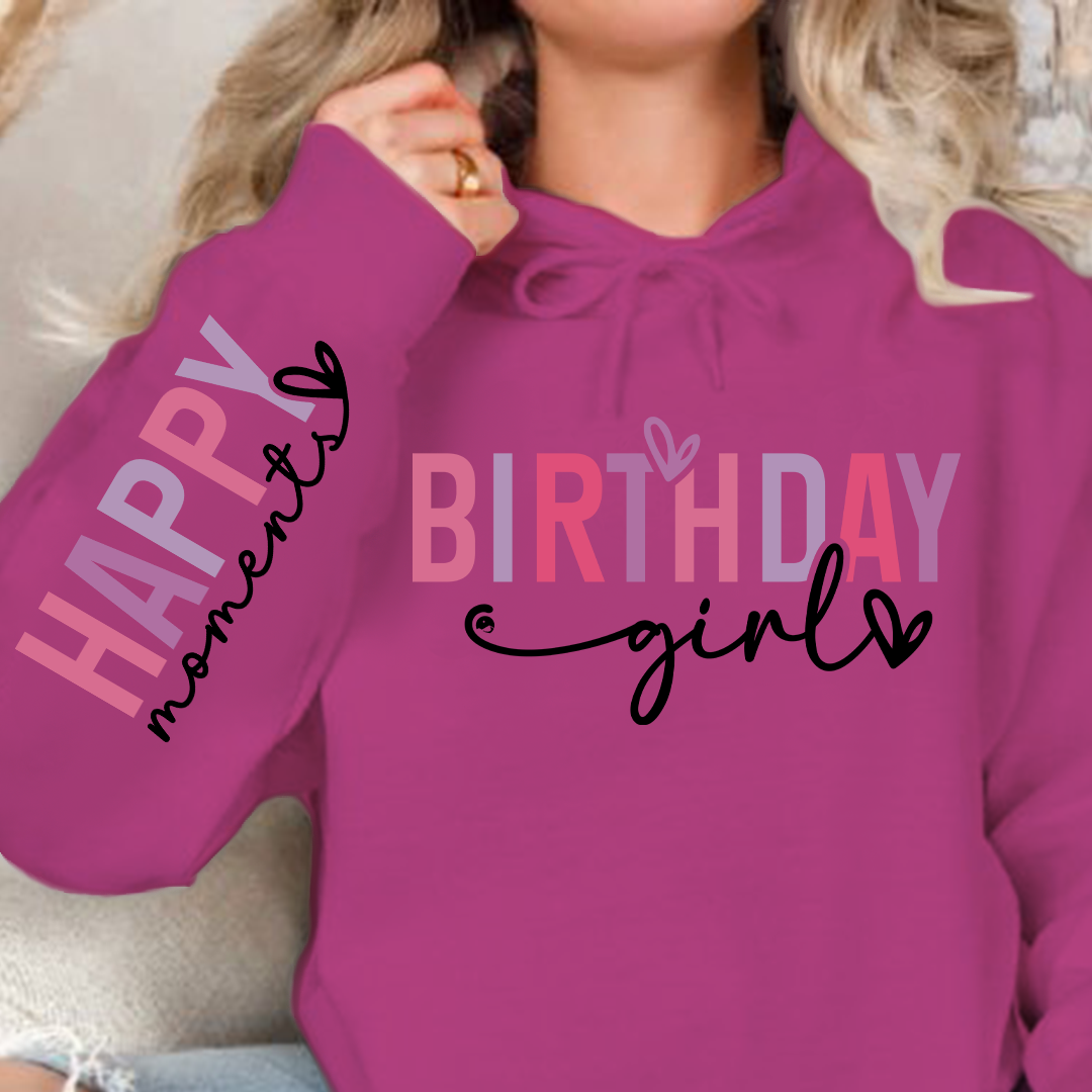 Hoodie Unisex Birthday girl