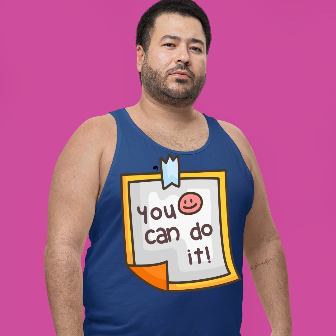 Unisex Jersey Tank You Can Do It