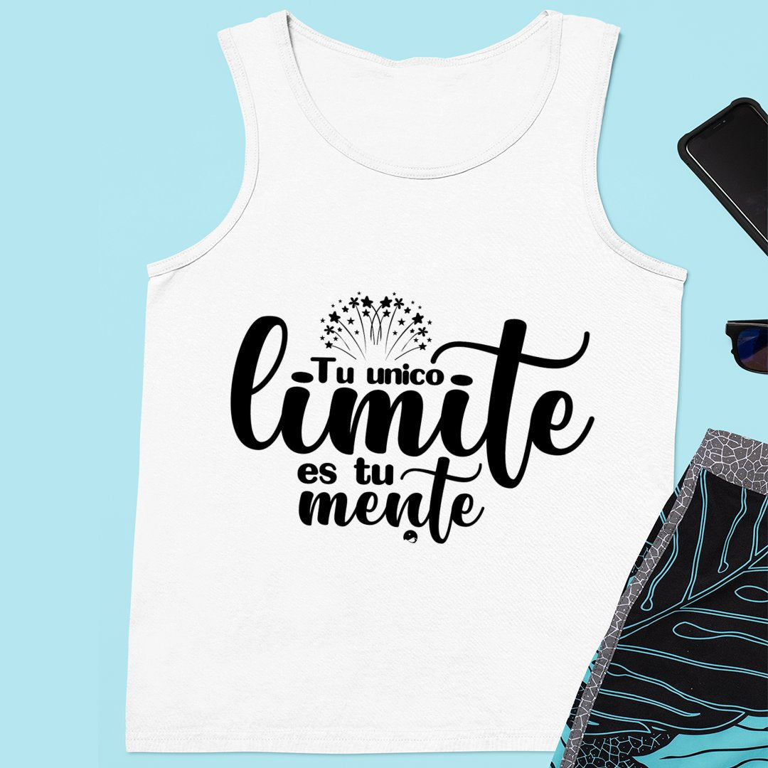 Unisex Jersey Tank Tu Unico Limite Es Tu Mente