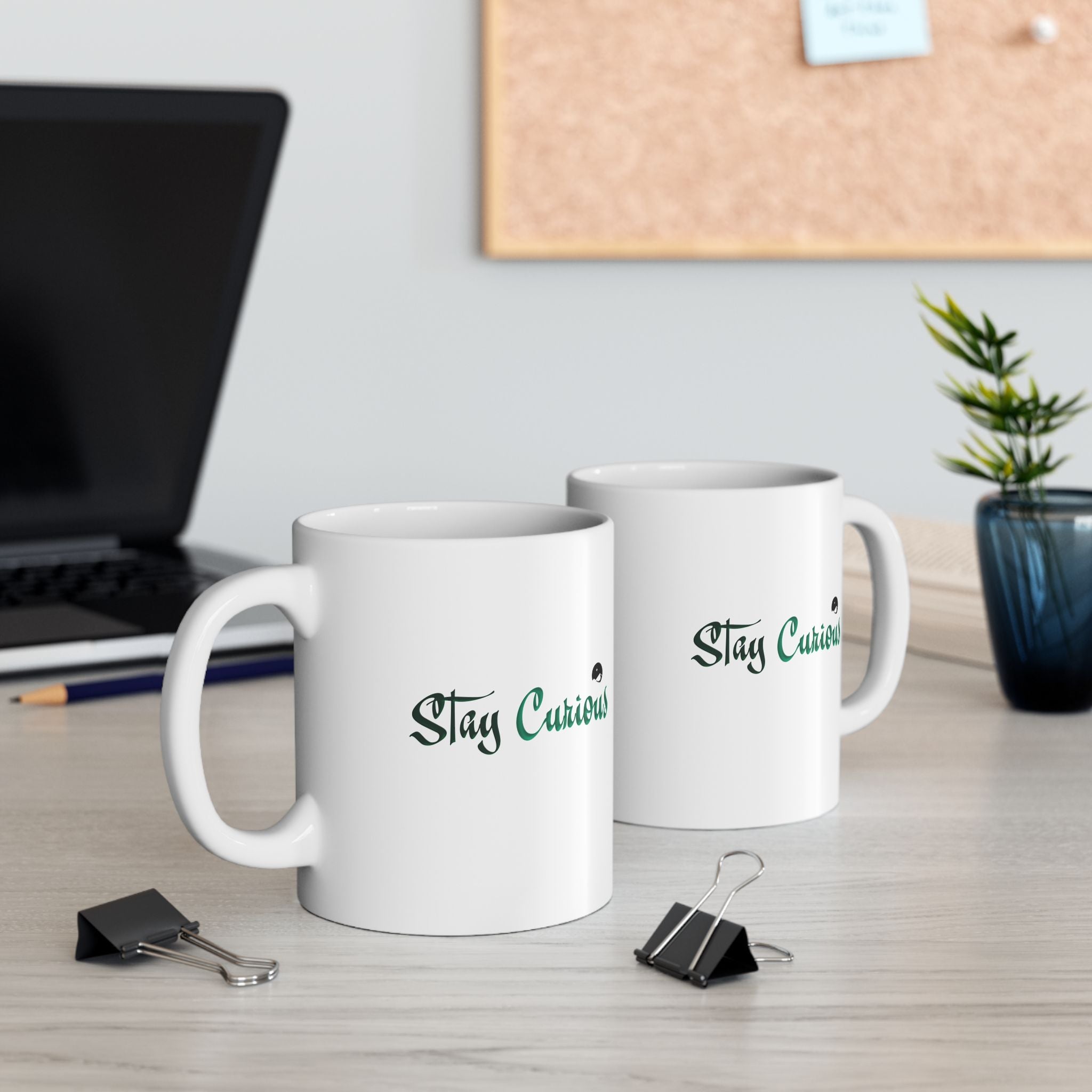 Stay Curious Ceramic Mug, (11oz, 15oz)