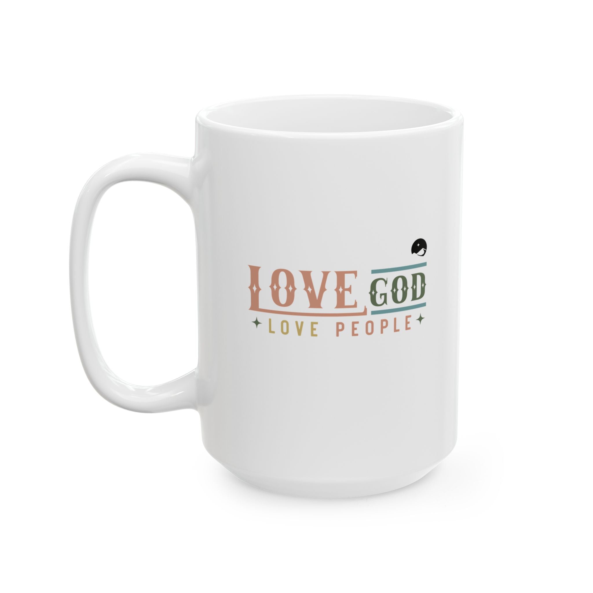 Love God Love People Ceramic Mug, (11oz, 15oz)