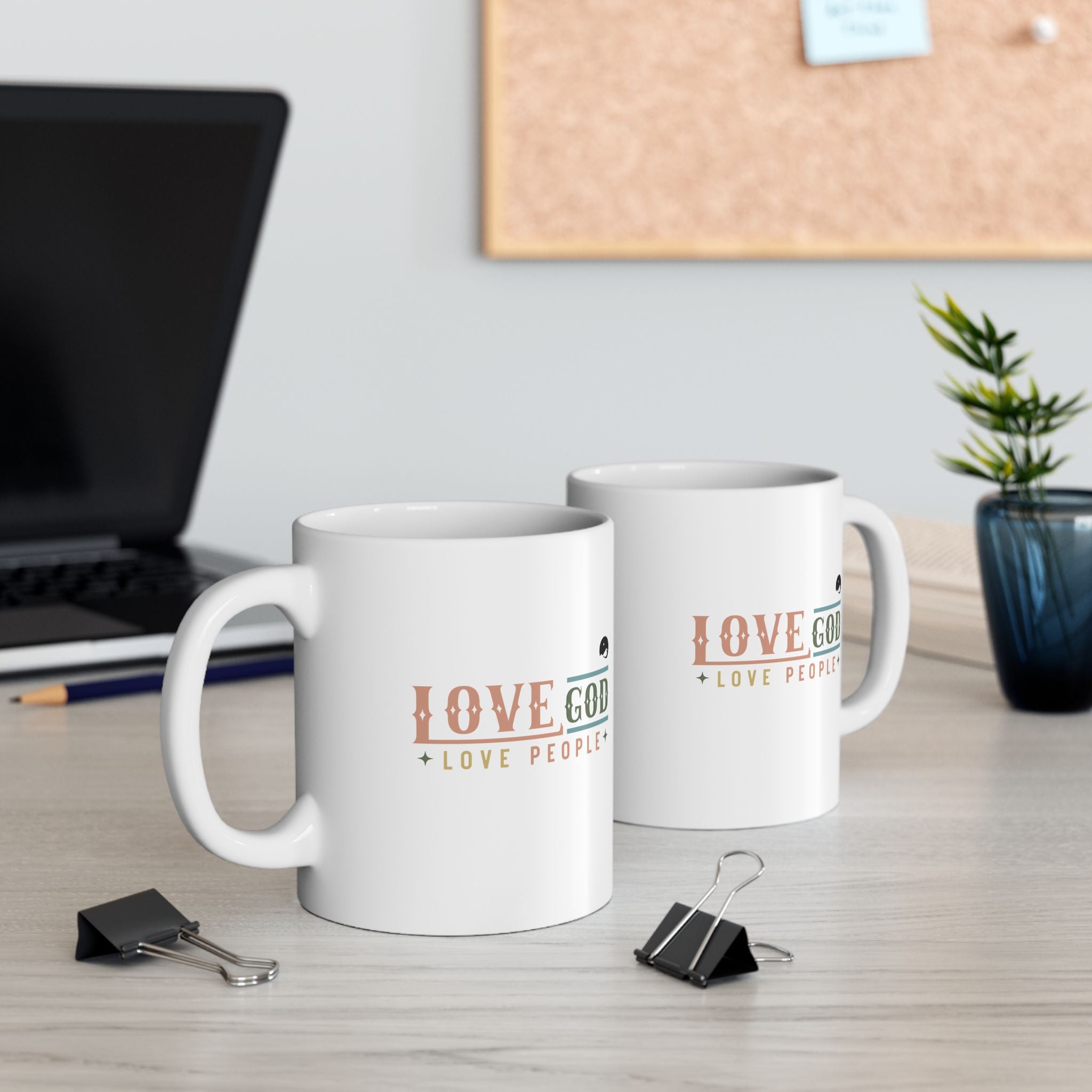 Love God Love People Ceramic Mug, (11oz, 15oz)